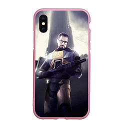 Чехол iPhone XS Max матовый Gordon Army, цвет: 3D-розовый