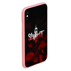 Чехол iPhone XS Max матовый Slipknot: Blood Blemishes, цвет: 3D-баблгам — фото 2
