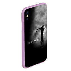 Чехол iPhone XS Max матовый Depeche Mode, цвет: 3D-сиреневый — фото 2