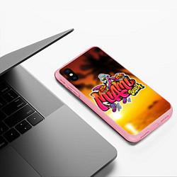 Чехол iPhone XS Max матовый Miami Beach, цвет: 3D-баблгам — фото 2