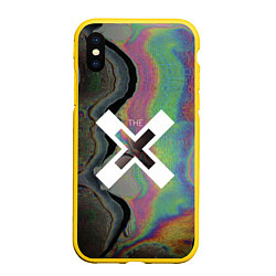 Чехол iPhone XS Max матовый The XX: Neon Colour, цвет: 3D-желтый