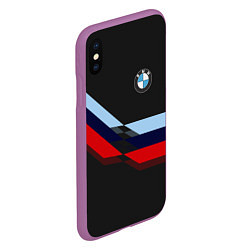 Чехол iPhone XS Max матовый Бмв Bmw Black, цвет: 3D-фиолетовый — фото 2