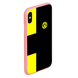 Чехол iPhone XS Max матовый BVB FC: Black style, цвет: 3D-баблгам — фото 2