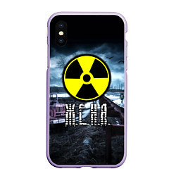 Чехол iPhone XS Max матовый S.T.A.L.K.E.R: Женя, цвет: 3D-светло-сиреневый