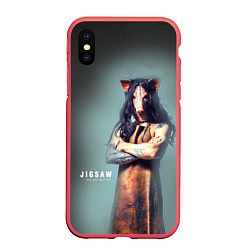 Чехол iPhone XS Max матовый Jigsaw 2