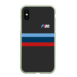 Чехол iPhone XS Max матовый BMW 2018 M Sport, цвет: 3D-салатовый