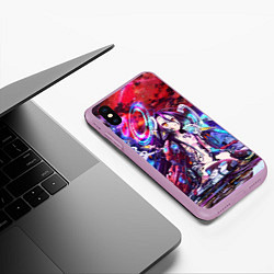 Чехол iPhone XS Max матовый No Game No Life Zero, цвет: 3D-сиреневый — фото 2