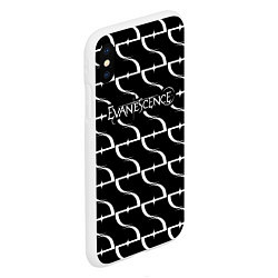 Чехол iPhone XS Max матовый Evanescence, цвет: 3D-белый — фото 2