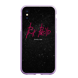 Чехол iPhone XS Max матовый Pink Phloyd: Lonely star, цвет: 3D-сиреневый