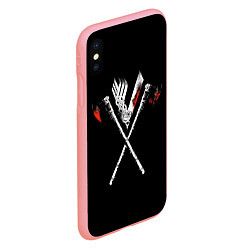 Чехол iPhone XS Max матовый Викинги, цвет: 3D-баблгам — фото 2