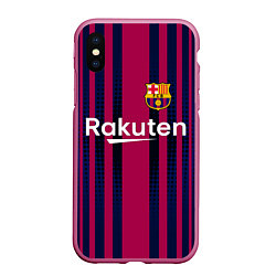 Чехол iPhone XS Max матовый FC Barcelona: Rakuten