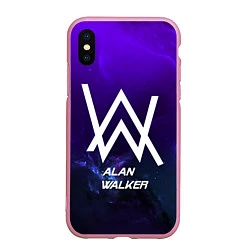 Чехол iPhone XS Max матовый Alan Walker: Space Collection