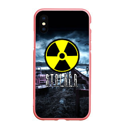 Чехол iPhone XS Max матовый S.T.A.L.K.E.R: Radiation, цвет: 3D-баблгам