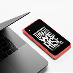 Чехол iPhone XS Max матовый Skillet: We Rise, цвет: 3D-красный — фото 2