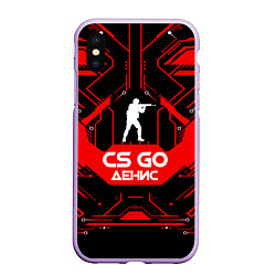 Чехол iPhone XS Max матовый CS:GO - Денис