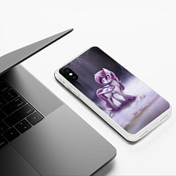 Чехол iPhone XS Max матовый Violet Pony, цвет: 3D-белый — фото 2