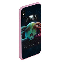 Чехол iPhone XS Max матовый In Flames: Battles, цвет: 3D-розовый — фото 2