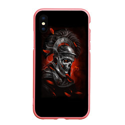 Чехол iPhone XS Max матовый Мертвый легионер, цвет: 3D-баблгам