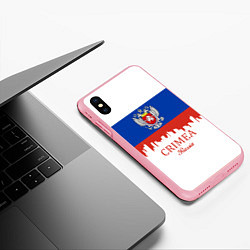 Чехол iPhone XS Max матовый Crimea, Russia, цвет: 3D-баблгам — фото 2