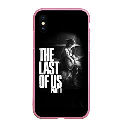 Чехол iPhone XS Max матовый The Last of Us: Part II, цвет: 3D-розовый