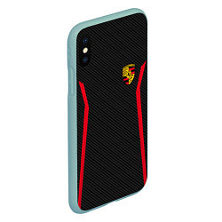 Чехол iPhone XS Max матовый Porsche: Sport Edition, цвет: 3D-мятный — фото 2