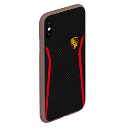 Чехол iPhone XS Max матовый Porsche: Sport Edition, цвет: 3D-коричневый — фото 2