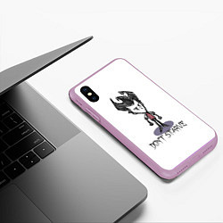 Чехол iPhone XS Max матовый Don't Starve, цвет: 3D-сиреневый — фото 2