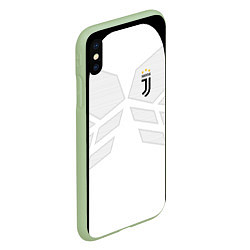 Чехол iPhone XS Max матовый JUVENTUS SPORT, цвет: 3D-салатовый — фото 2