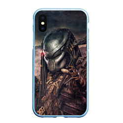 Чехол iPhone XS Max матовый Merciless Predator