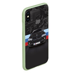 Чехол iPhone XS Max матовый BMW X5 M, цвет: 3D-салатовый — фото 2