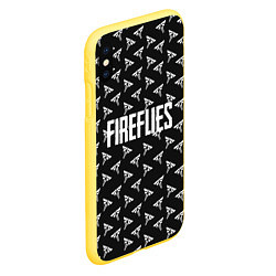 Чехол iPhone XS Max матовый Fireflies, цвет: 3D-желтый — фото 2