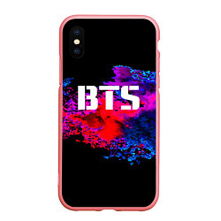 Чехол iPhone XS Max матовый BTS: Colors Explode, цвет: 3D-баблгам