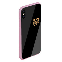 Чехол iPhone XS Max матовый USYK 17, цвет: 3D-розовый — фото 2