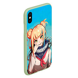 Чехол iPhone XS Max матовый My Hero Academia Himiko Toga, цвет: 3D-салатовый — фото 2