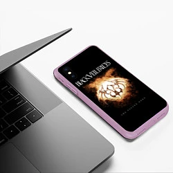 Чехол iPhone XS Max матовый Black Veil Brides: Wretched And Divine, цвет: 3D-сиреневый — фото 2