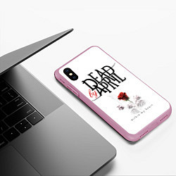 Чехол iPhone XS Max матовый Dead by April, цвет: 3D-розовый — фото 2