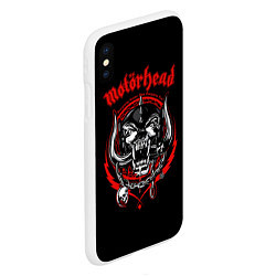 Чехол iPhone XS Max матовый Motorhead Demons, цвет: 3D-белый — фото 2