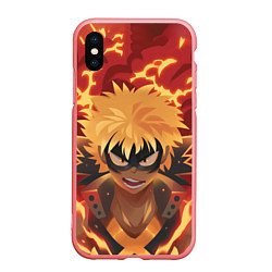 Чехол iPhone XS Max матовый Boku no Hero Academia, цвет: 3D-баблгам