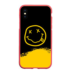 Чехол iPhone XS Max матовый NIRVANA