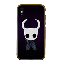 Чехол iPhone XS Max матовый Hollow Knight, цвет: 3D-коричневый