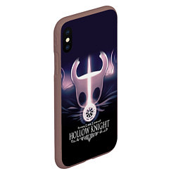 Чехол iPhone XS Max матовый Hollow Knight, цвет: 3D-коричневый — фото 2