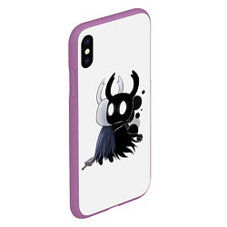 Чехол iPhone XS Max матовый Hollow Knight, цвет: 3D-фиолетовый — фото 2