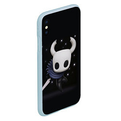 Чехол iPhone XS Max матовый Hollow Knight, цвет: 3D-голубой — фото 2