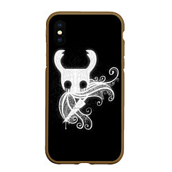 Чехол iPhone XS Max матовый Hollow Knight, цвет: 3D-коричневый