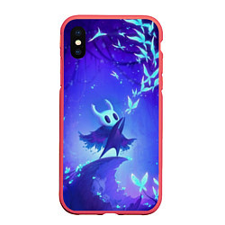 Чехол iPhone XS Max матовый Hollow Knight, цвет: 3D-красный