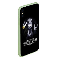 Чехол iPhone XS Max матовый Hollow Knight, цвет: 3D-салатовый — фото 2