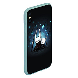 Чехол iPhone XS Max матовый Hollow Knight, цвет: 3D-мятный — фото 2