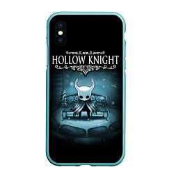 Чехол iPhone XS Max матовый Hollow Knight: Night, цвет: 3D-мятный