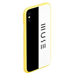 Чехол iPhone XS Max матовый Muse, цвет: 3D-желтый — фото 2