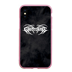 Чехол iPhone XS Max матовый GHOSTEMANE, цвет: 3D-розовый